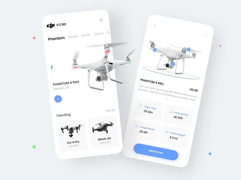 drone store app